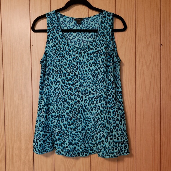 Ann Taylor Tops - Ann Taylor Leopard Print Tank Top
